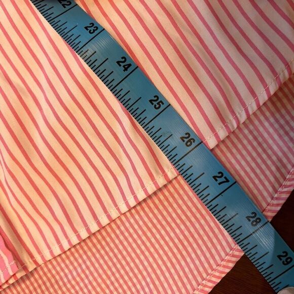 English Factory women's Colorblock Stripe Pink Button Down shirt size small NWT - Picture 6 of 7